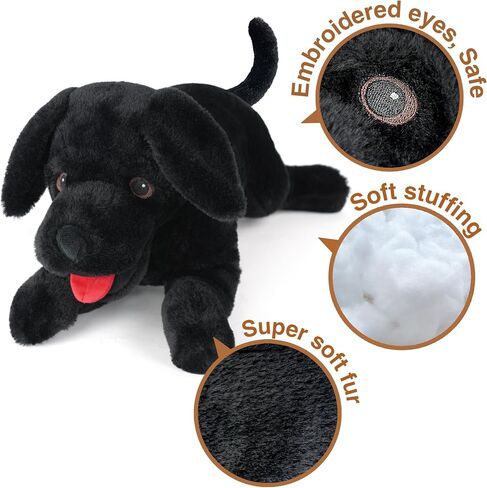 LotFancy Dog Stuffed Animals Plush, 21" Soft Cuddly Golden Retriever Plush Toys, Large Stuffed Dog, Puppy Dog Stuffed Animals, Mother's Day, Birthday, Easter Gift, for Kids, Pets, Girls in Saudi Arabia