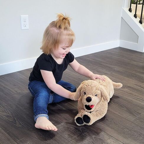 LotFancy Dog Stuffed Animals Plush, 21" Soft Cuddly Golden Retriever Plush Toys, Large Stuffed Dog, Puppy Dog Stuffed Animals, Mother's Day, Birthday, Easter Gift, for Kids, Pets, Girls in Saudi Arabia