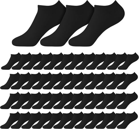 48 Pairs Thin Low Cut Ankle Socks for Men Comfortable Lightweight Breathable Bulk Pack Wholesale in Saudi Arabia