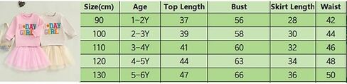FYBITBO Toddler Little Girls Clothes Birthday Girl Sweatshirt Long Sleeve Shirt Tutu Skirt Dress Birthday Girl Outfits in Saudi Arabia