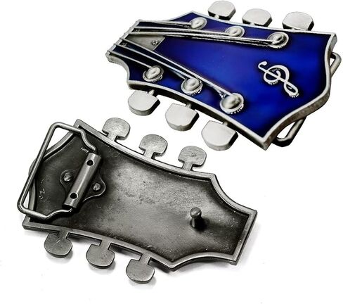 Moranse Western Cowboy Belt Buckles & Bolo Tie With Music Lover Guitarist Design 2 Pieces in Kuwait