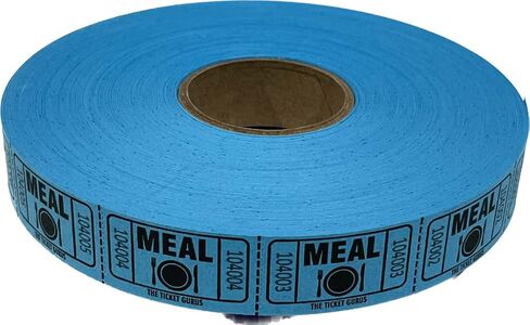 The Ticket Gurus-(4) Rolls of Meal Tickets (2000ct per Single roll) Consecutively Numbered Raffle Tickets in Saudi Arabia
