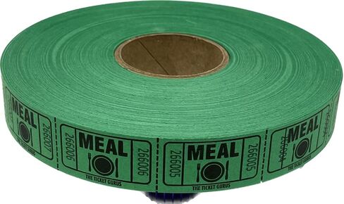 The Ticket Gurus-(4) Rolls of Meal Tickets (2000ct per Single roll) Consecutively Numbered Raffle Tickets in Saudi Arabia