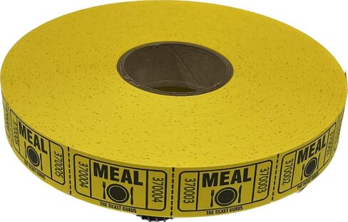 The Ticket Gurus-(4) Rolls of Meal Tickets (2000ct per Single roll) Consecutively Numbered Raffle Tickets in Saudi Arabia