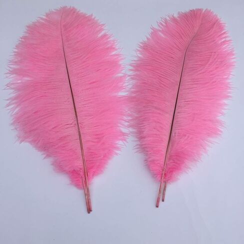 Sowder 5pcs Ostrich Feathers 16-18inch(40-45cm) Home Wedding Decoration (Gold) in Kuwait