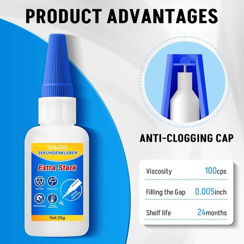 Ceramic Glue Repair Kit, 35g X 2, Clear Liquid, Strong Bonding Adhesive for Porcelain, Pottery, Clay, Glass, Plastic, Metal, Rubber Repair in Saudi Arabia