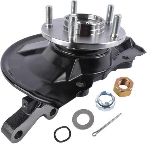 698-411 Front Left Steering Knuckle & Wheel Hub Bearing Assembly Replacement for 2007-2017 Jeep Compass Patriot Dodge Caliber 68088499AA in Saudi Arabia