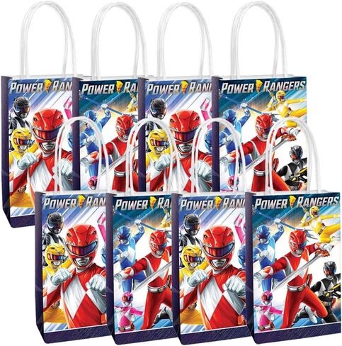 Gabby's Dollhouse Paper Party Kraft Bags - 8.25" x 5.25" x 3" | Multi-color | Pack of 8 in Kuwait