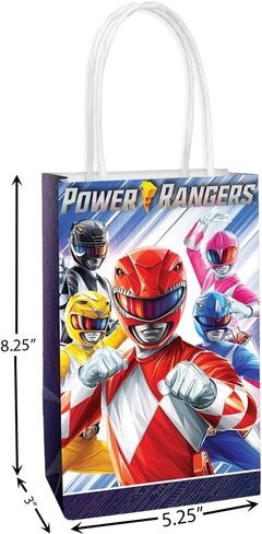 Gabby's Dollhouse Paper Party Kraft Bags - 8.25" x 5.25" x 3" | Multi-color | Pack of 8 in Kuwait