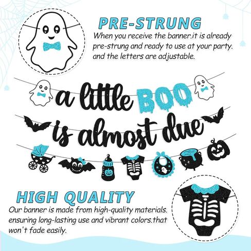 لافتة استحمام الطفل الصغيرة على شكل بوو تقريبًا لافتة للهالوين لافتة استحمام الطفل الهالوين تكشف عن الجنس ديكورات الحفلات، خفافيش الهالوين، مستلزمات حفلات استحمام الطفل in Kuwait