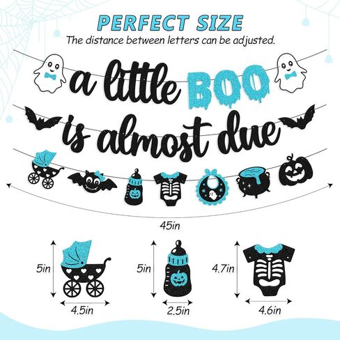 لافتة استحمام الطفل الصغيرة على شكل بوو تقريبًا لافتة للهالوين لافتة استحمام الطفل الهالوين تكشف عن الجنس ديكورات الحفلات، خفافيش الهالوين، مستلزمات حفلات استحمام الطفل in Kuwait