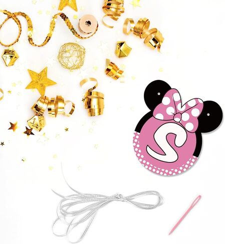لافتة Talorine Oh Twodles، ديكور حفلات عيد الميلاد الثاني السعيد للفتيات، لوازم تزيين حفلات عيد الميلاد الثاني باللون الوردي ميني ماوس in Kuwait