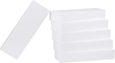 Silverlake Craft Foam Block - 6 Pack of 8x12x2 EPS Polystyrene Blocks for Crafting, Modeling, Art Projects and Floral Arrangements - Sculpting Sheets for DIY School & Home Art Projects in Saudi Arabia