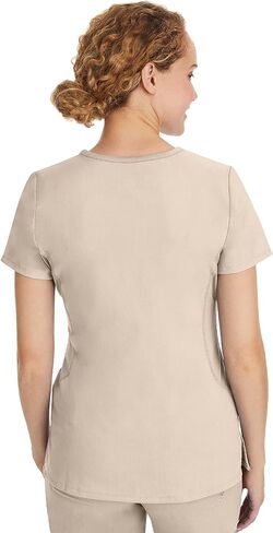Healing Hands Scrub Set for Women with 7 Pockets, V-Neck Scrub Top 2245 and Knit Waistband Scrub Pant 9133, Khaki- XL Top/XL Pant in Saudi Arabia