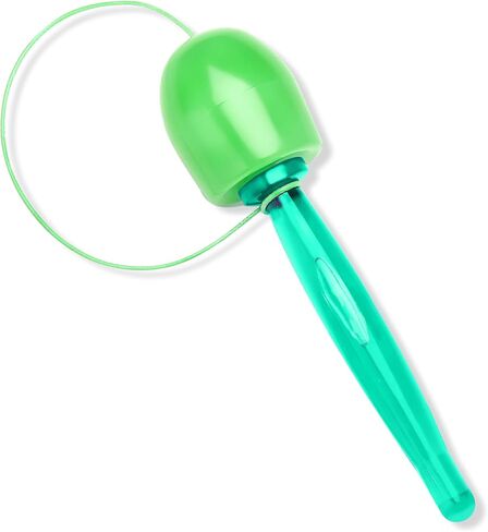 Perinola venezolana (Green). AKA: Bolero, Balero, Capirucho, Choca, Coca, Emboque, Kendama. Similar to Cup-and-Ball., Verde/Verde in Saudi Arabia
