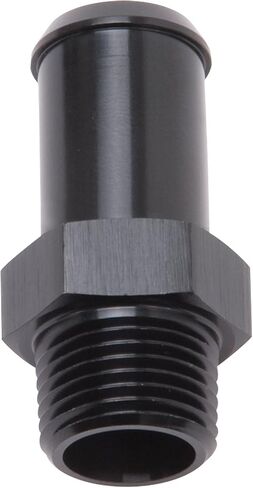 Edelbrock 8187 Heater Hose Fitting Straight 3/8 in. NPT and 5/8 in. Barb Black Heater Hose Fitting in Saudi Arabia