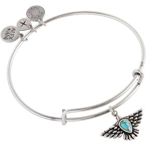 Alex and Ani Two-Tone Feather Cuff Bracelet in Kuwait