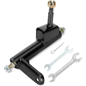 Right Steering Knuckle Spindle Compatible with Coleman KT196 Go Kart CK196-T 196cc 6.5HP Gas Powered 4 Wheeler Quad Racing DIY Cart Go Kart Suspension Parts Strut Spindle Ball Joint Assembly