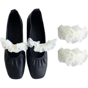 Shoe Charms for Sneakers Laces Frilly Shoelaces Decorations Clips DIY Shoelace Charms for Casual Shoes Women Girl Accessory