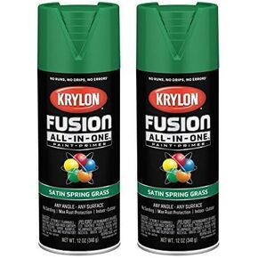 Krylon K02770007 Fusion All-In-One Spray Paint for Indoor/Outdoor Use, Metallic Gold 12 Ounces