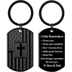 Gifts for 16 Year Old Girl Boy, Drive Safe Keychain for Teen Girl Boy daughter son, New Driver Gifts for Birthday Christmas