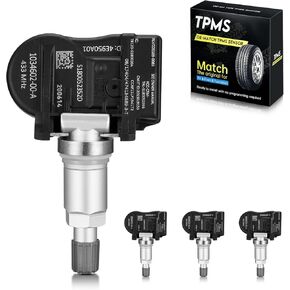 BDFHYK 433MHZ TPMS Sensors Compatible for Tesla 2017-2019 Model 3, 2014 Conti Model S, 2015-2019 Model S, 2016-2019 Model X, Tire Pressure Monitoring System 4 Pack