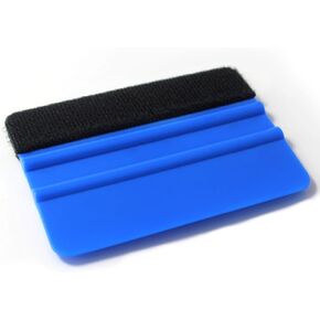 Sleek 4 Inch Plastic Felt Edge Squeegee - Vinyl Scraper Tool for Car Decals, Mini Squeegee Car Window Film Tinting Tool, Vinyl Wrap Wallpaper Smoothing Tool for Car Window Tint