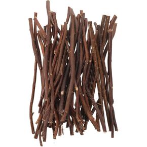HOMSFOU 50Pcs Wood Log Sticks DIY Dried Wood Sticks 30cm Wood Craft Sticks Natural Twigs Sticks for Crafting Card Making Embellishments Photo Props