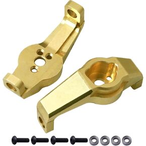 1Pair Brass Front C-Hubs Carrier Weights Caster Blocks Upgrades for TRX-4 1/10 RC Crawler, Replace 8232