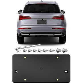 License Plate Rear Bracket for Audi Q5 Q5 Plug-in Hybrid Q5 Sportback SQ5 SQ5 Sportback 2009 2010 2011 2012 2013 2014 2015 2016 2017 2018 2019 2020 2021 2022 2023 2024 Plate Holder Set