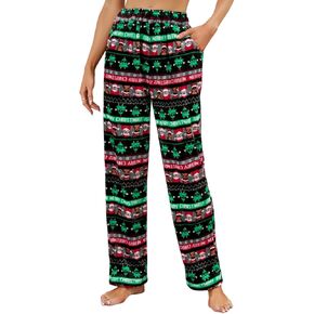 ReachMe Womens Winter Plush Fluffy Pajama Pants with Pockets Warm Fleece Lounge Pants Sleepwear Bottoms