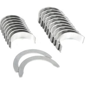 21020-2B100 Connecting Rod and Crankshaft Main Bearing Set Connecting Rod Bearings Fit for 2012-2017 Accent 1.6L, Fit for 2012-2017 Soul 1.6L, Replace OE 21020-2B100 210202B100
