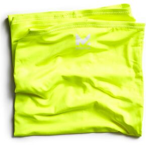 MISSION Cooling Full Neck Gaiter, Yellow - Lightweight & Durable - Cools Up to 2 Hours - UPF 50 Sun Protection - Machine Washable