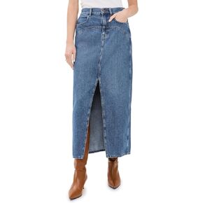 Madewell Women's Western Yolk Midi Skirt