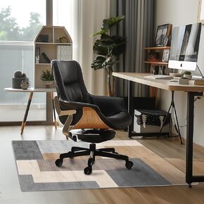 Office Chair Mat for Hardwood Floor, Anti Slip Hi-Q Desk Chair Mat for Hardwood & Low-Carpeted Floors, Easy to Clean Computer Floor Mat Protector Rug for Gaming Rolling Chair on Hard Wood Floors