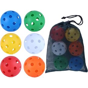 Backyard Golf Game Balls Baseball Training Ball Golf Bucket Game Toy Golf Practice Game Replacement Balls for Indoor Outdoor Backyard Lawn
