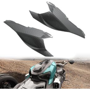 Fairing Panels with Carbon Fiber Pattern for Can Am Ryker, 2PCS Plastic Side Fairing Panels for Can-Am Ryker 600 900 Sport & Rally Edition All Models Accessories (Replace #219400803)