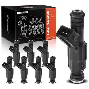 A-Premium Fuel Injectors Compatible with Chevrolet Camaro 1998 2001 2002 Corvette & Cadillac CTS & Pontiac Firebird GTO, Gas, Set of 8, Replace# 0280155931
