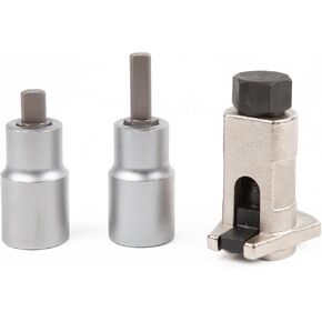 Wostore Strut Spreader Tool Universal Shock Absorber Sheephorn Separator Spreader Socket Set for Spring Strut Clamps 12.5 mm (1/2") Drive 5 x7 mm 5.5 x 8.2 mm 2 pcs