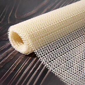 Non SlipGripper Pad for Hardwood Floors, Area Rug Pads for Tile Floor, Under Carpet Anti Skid Mat, Keep Your Rug Safe in Place,Can be Cut to Any Size (White, 70.8x78.7inch)