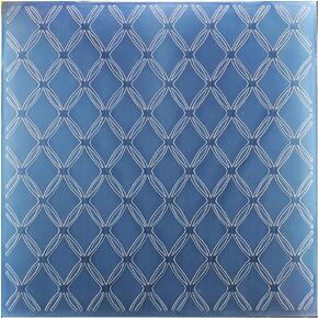 Kwan Crafts Large Size Mesh Plastic Embossing Folders for Card Making Scrapbooking and Other Paper Crafts, 19.7x19.7cm