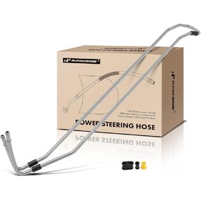 A-Premium Power Steering Hose Return Hose Line Assembly Compatible with Cadillac CTS 2004 3.6L, CTS 2005-2007 2.8L/3.6L, Cooler Tube, Gear/Rack Pinion To Reservoir