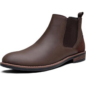 Jousen Men's Chelsea Boots Casual Nubuck for Men Dress Pull on Retro Boot