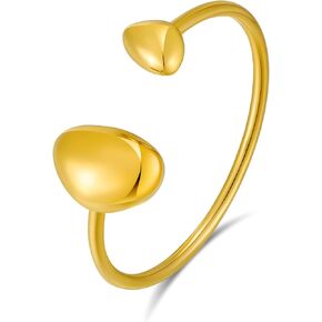 Gold Bracelet Wide Bracelet Elastic Bracelet Gold Open Cuff Bracelets Dainty Thin Cuff Bangle Bracelets