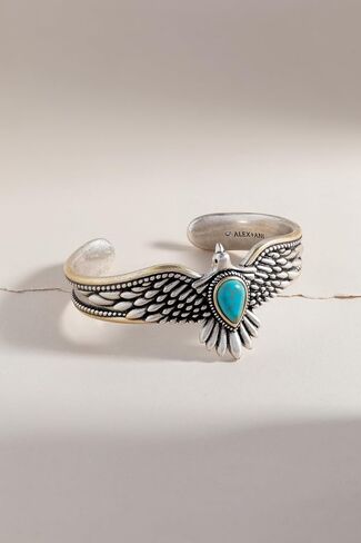 سوار من الريش ذو لونين من Alex and Ani in Saudi Arabia