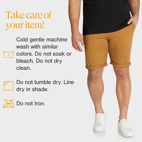 Johnny Bigg Charlie Canvas Short - Canvas Mens Shorts | Regular Fit | Mid-Rise Waist | Big and Tall Shorts | Casual Shorts in Saudi Arabia