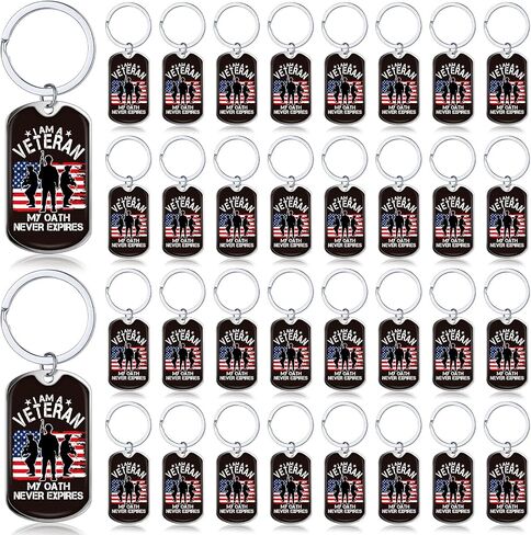 Veterans Army Keychain Gifts for Men Military Keychain Gifts Accessories for Soldier Veteran Heroes Party Supplies in Saudi Arabia