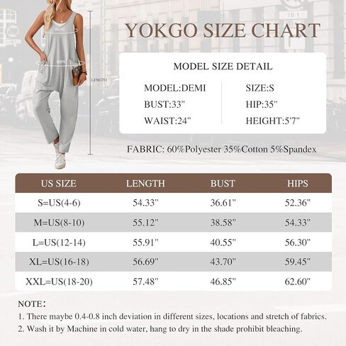 Jumpsuits for Women Casual Cotton Baggy Overalls Wide Leg Jumpsuits Tank Sleeveless One-Piece Romper Loose Fit in Saudi Arabia