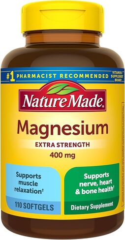 Nature Made Extra Strength Magnesium 400 mg., 180 Softgels in Saudi Arabia