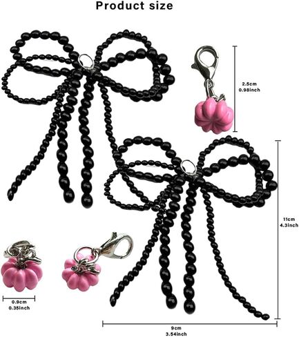 1 Pair Pearls Lace Bowknot Shoe Charms for Sneakers, Removable Shoe Charms for Sneakers, Shoe Lace Charms for Sneakers, Pearl Shoe Charms For DIY Shoe Lace Charms Shoe Accessories in Saudi Arabia